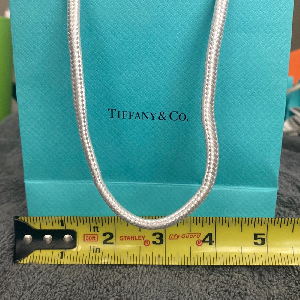 Authentic Tiffany bag with Tiffany tissue wrapping paper